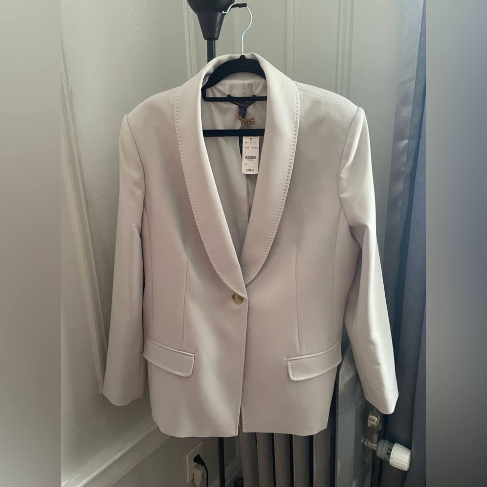 NWT Brooks Brothers Bonotto Light Gray Blazer